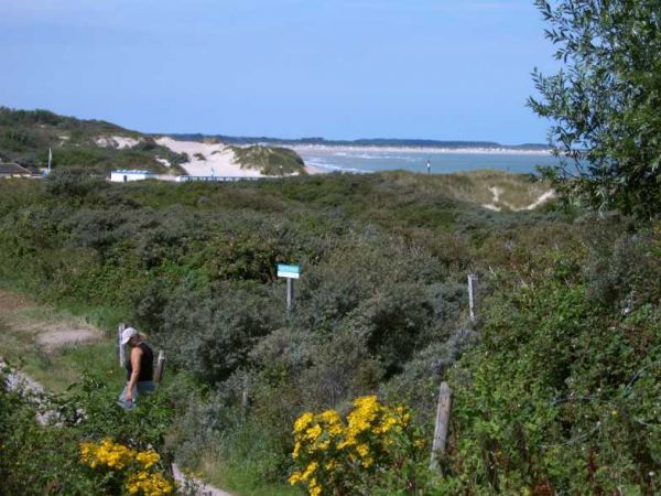 Banjaardstrand Blick durch die D&uuml;nen